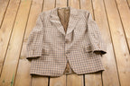 Vintage 1990s Hounds Tooth Wool Blazer