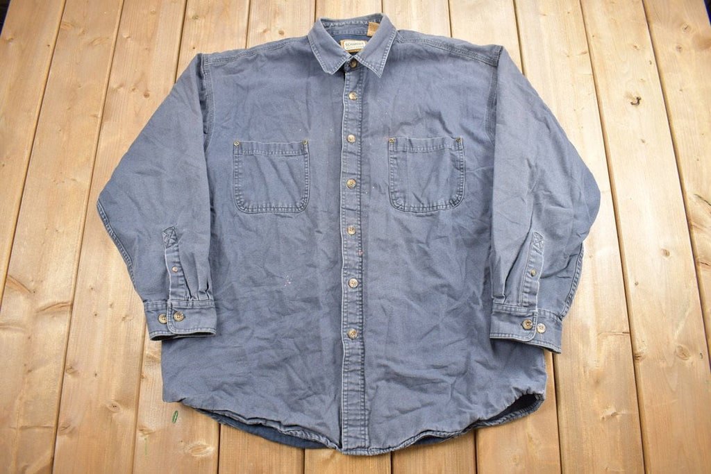 Vintage 1990s CE Schmidt Workwear Flannel Button Up Shirt