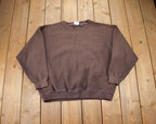 Vintage 1990s Crable Sportswear Cable Knit Crewneck Sweater