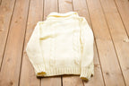 Vintage 1990s Exclusive Imports Knitted Button Up Sweater