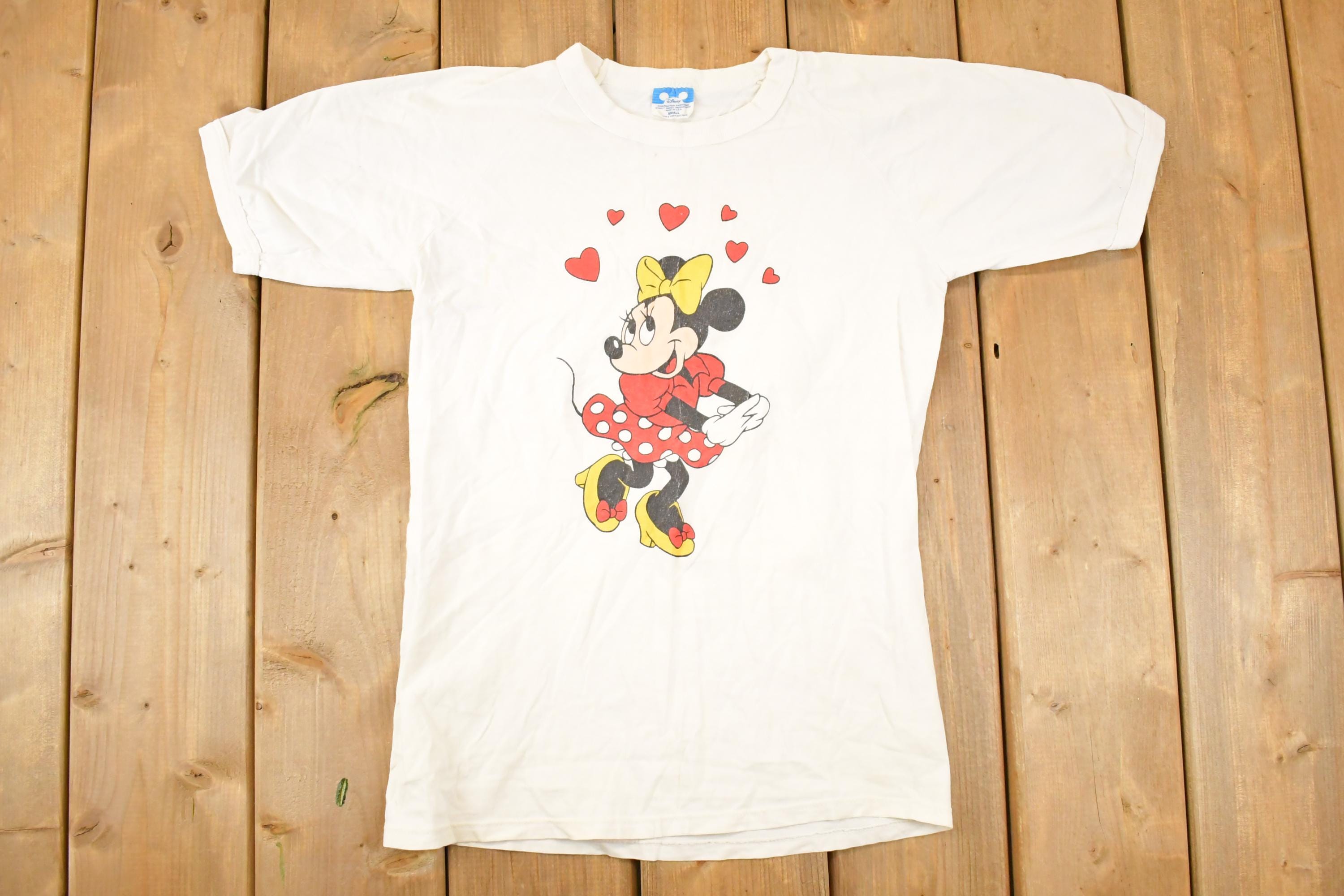 Vintage 1980s Minnie Mouse Disney T-Shirt Women's S
