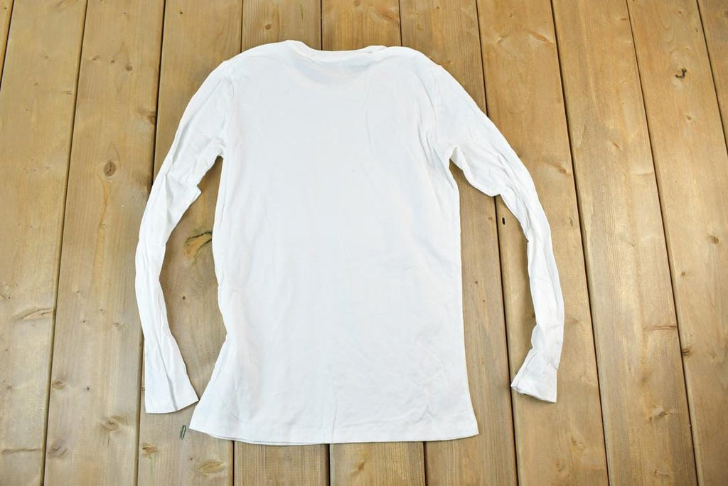 Women Vintage Vigoss Y2K Blank White T-Shirt / Vigoss Grunge Skull Print / Contrast Stitch / Internet Famous Clothing / Over Dyed