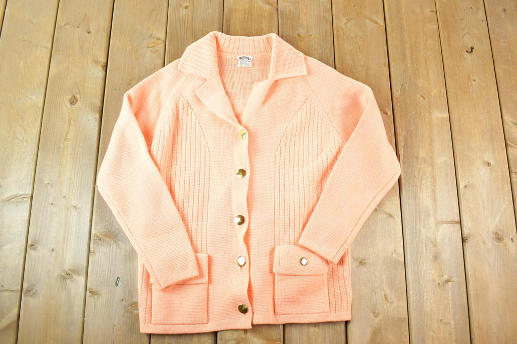 Vintage 1960s Montgomery Ward Button Up Shirt Womens L