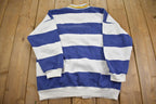 Vintage 1990s GAP Striped Sweatshirt Cardigan - Medium