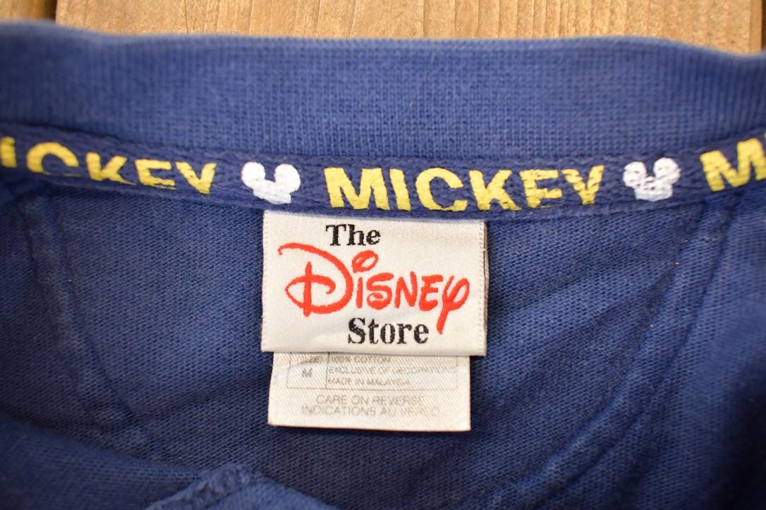 Vintage 1990s Mickey Champion Classic Sports Embroidered Disney Crewneck Sweater Men's L