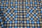 Vintage 1970s Plaid Button Up Flannel Shirt