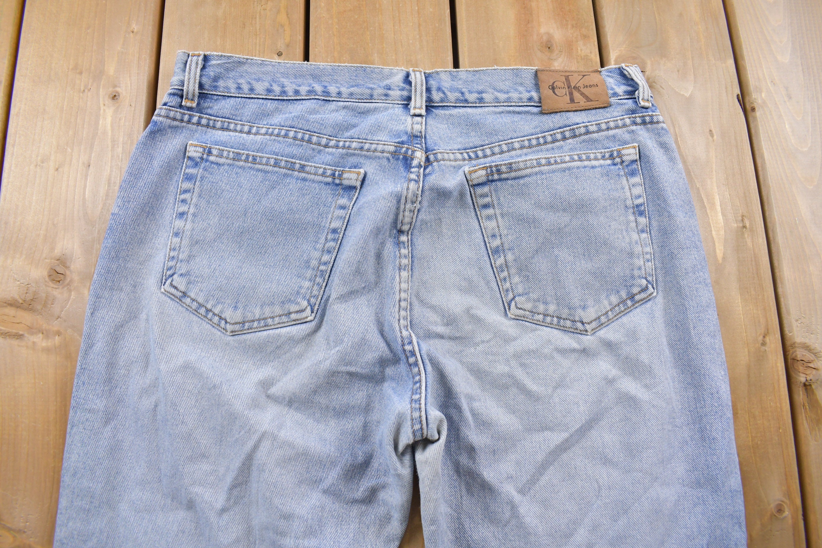 Vintage 1990's Calvin Klein Blue Jeans 34 x 29