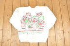 Vintage 1990s Kitty Christmas Choir Crewneck Sweatshirt Men's M