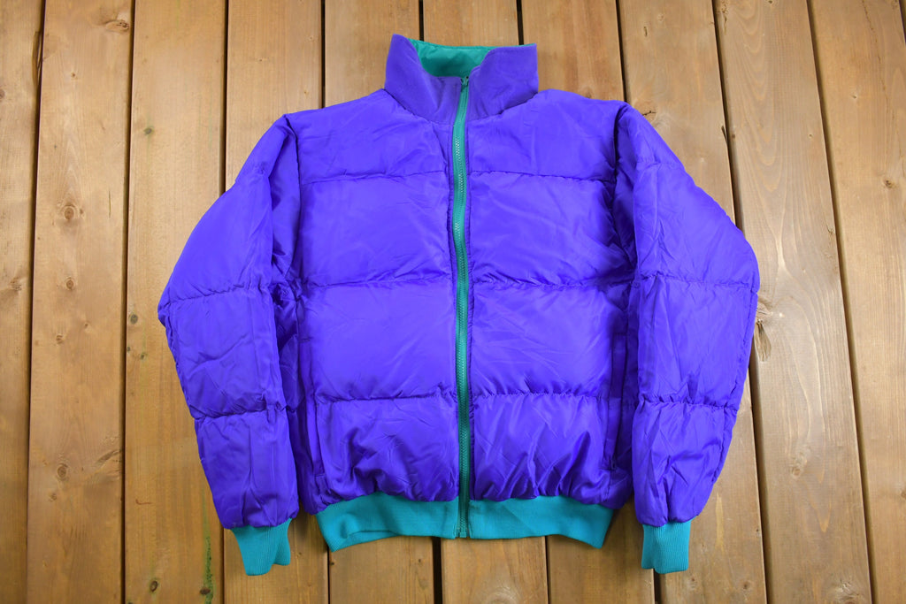 Vintage 1990s Columbia Sportswear Reversible Puffer Jacket