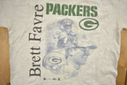 Vintage 1996 Brett Favre Green Bay Packers NFL Graphic T-Shirt