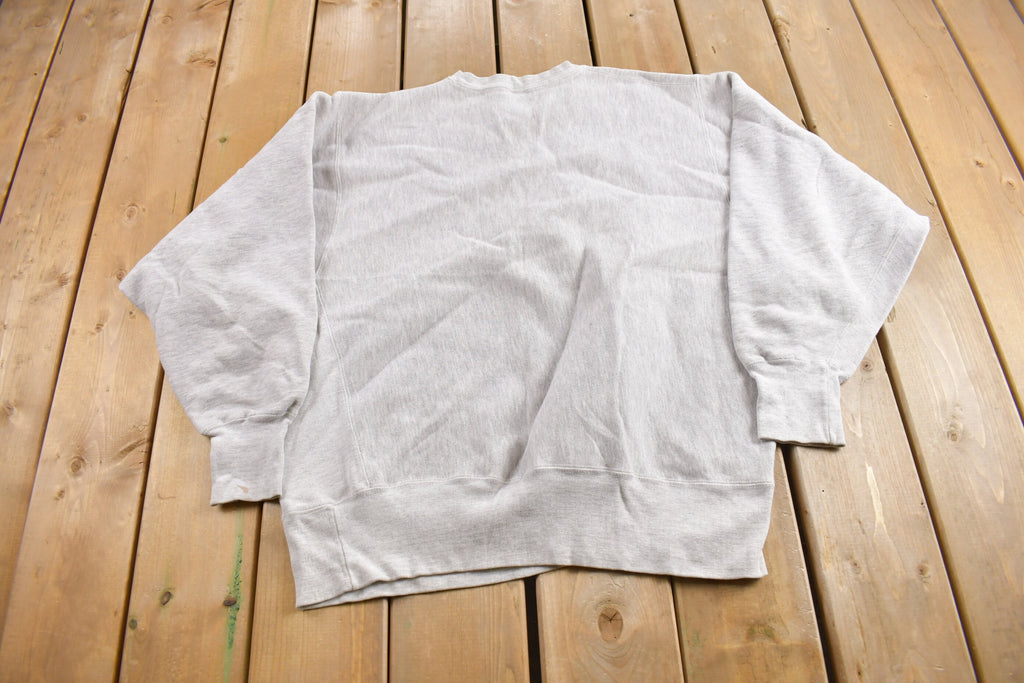 Vintage 1990s Hand Embroidered Heart Crewneck Sweatshirt
