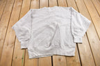 Vintage 1990s Hand Embroidered Heart Crewneck Sweatshirt