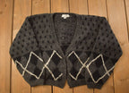 Vintage 1990s Tricots St. Raphael Knit Cardigan Sweater