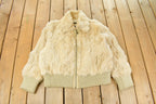 Vintage 1980's Ashley Stewart Faux Fur Jacket Women's Large