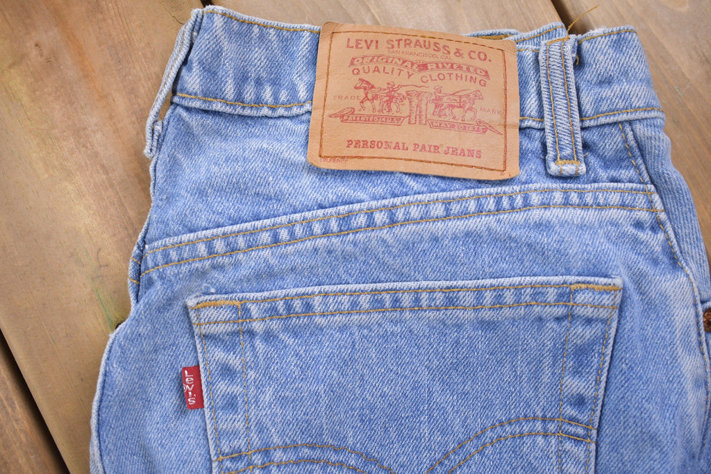 Vintage 1990s Personal Pair Heidi Levi's Tab Jeans Size 28 x 28