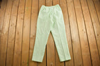 Vintage 1970s Seersucker Striped Pants Size 28 - 34 x 28