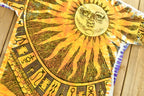 Vintage 1992 Liquid Blue Sun & Moon T Shirt
