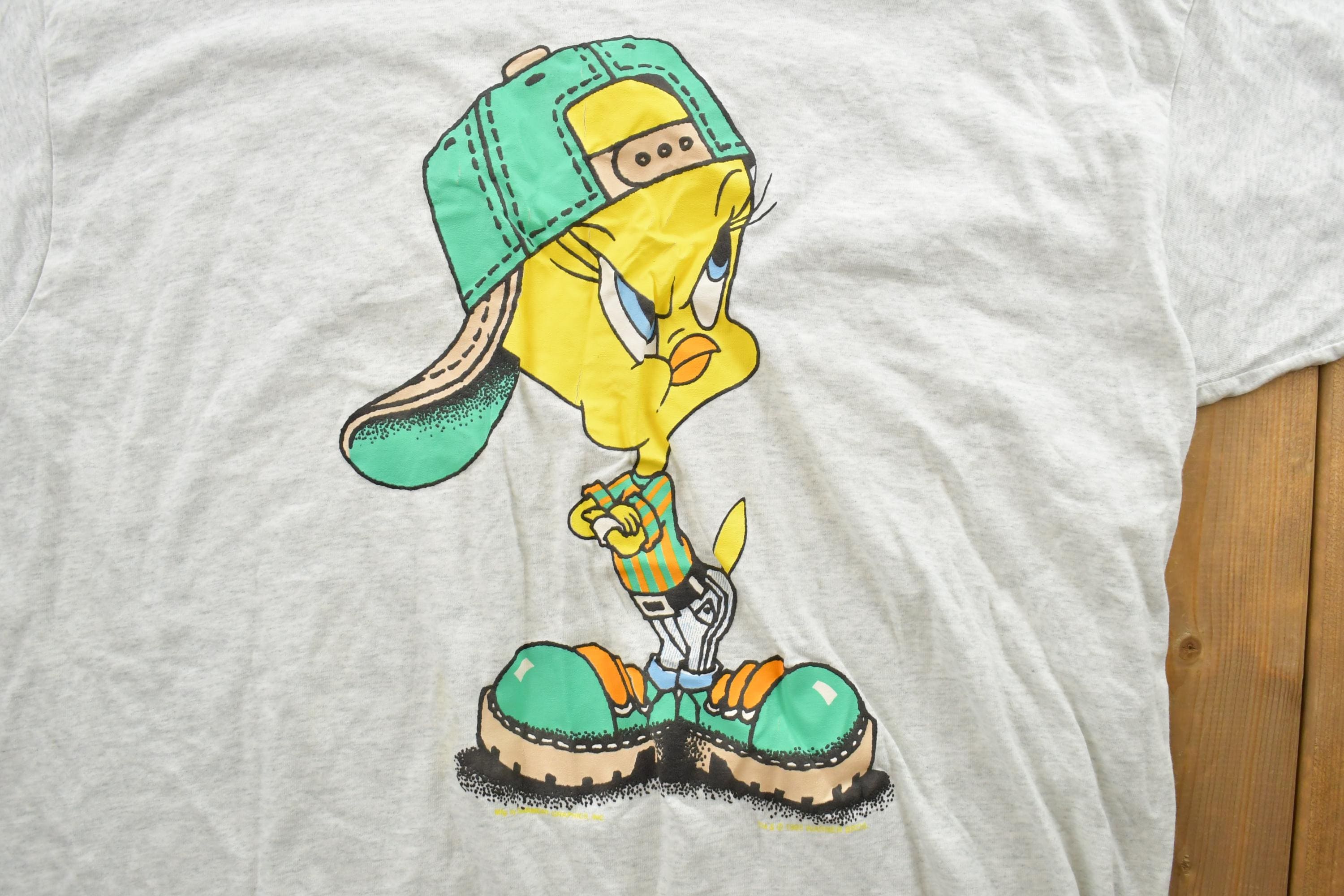 Vintage 1990s Tweety Bird Warner Brothers Cartoon Promo T-Shirt