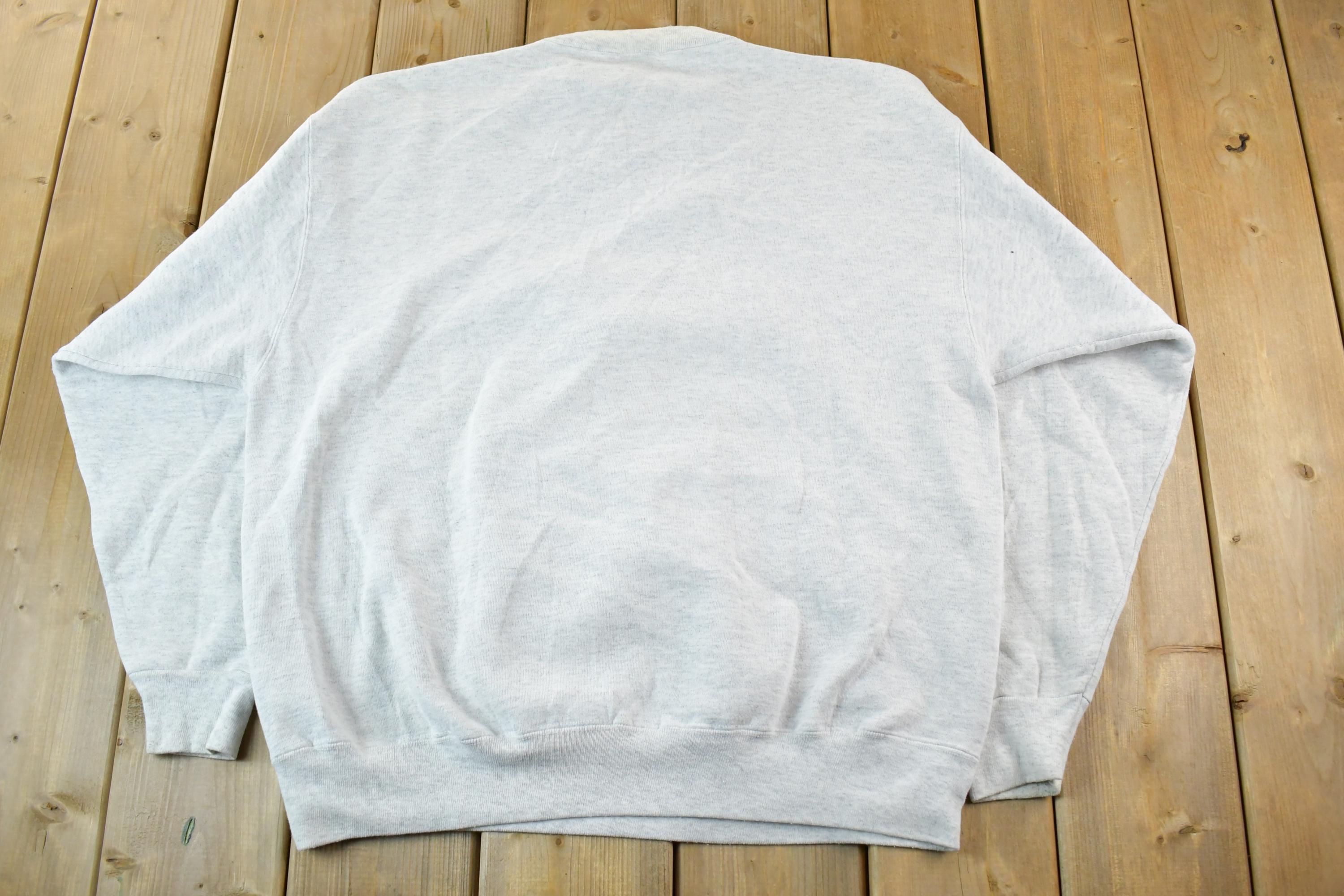 Vintage 1990s Wild Mountain Ski Area Outdoorsman Crewneck Sweatshirt Men's XL