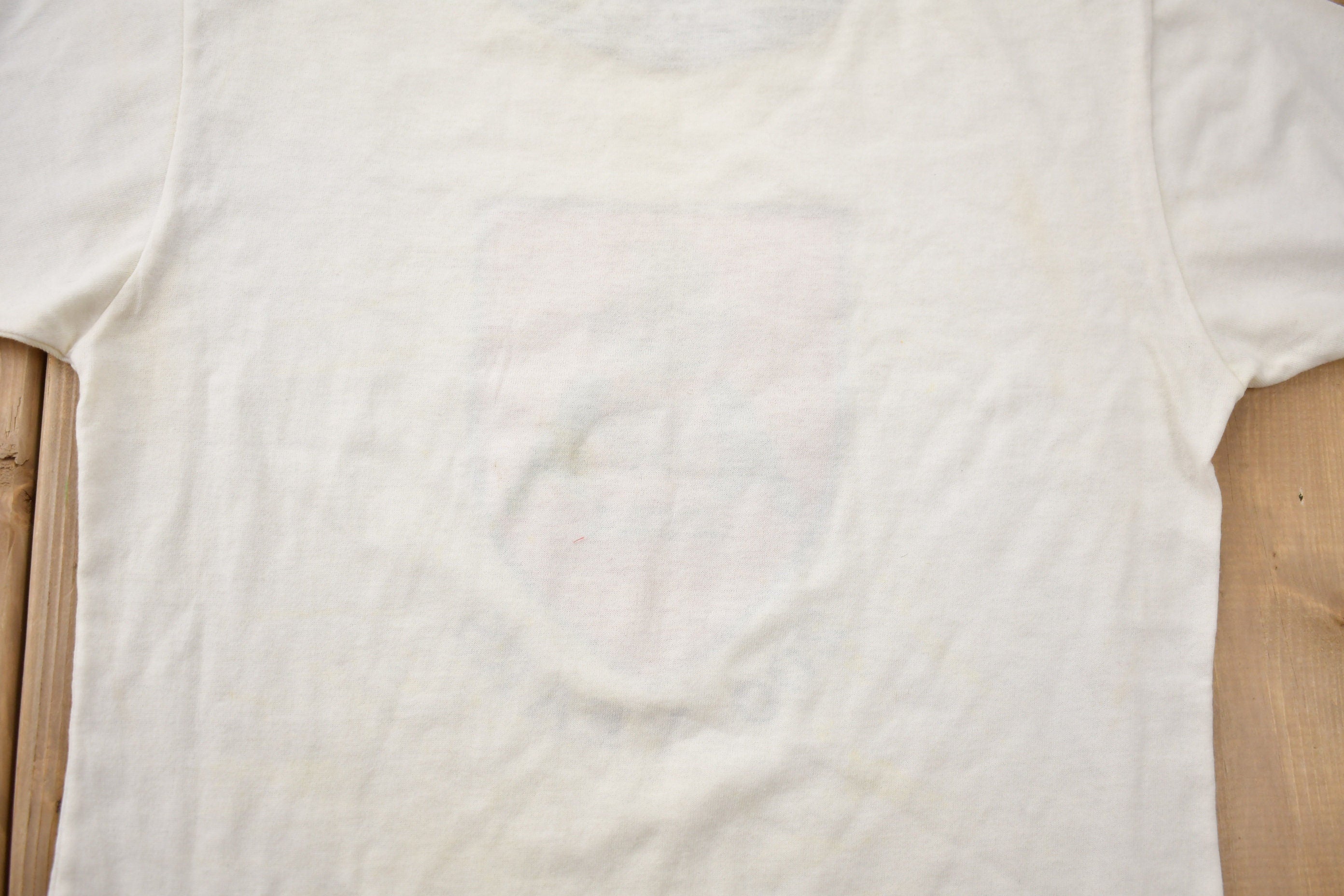 Vintage 1985 University of New Brunswick Collegiate Ringer T-Shirt
