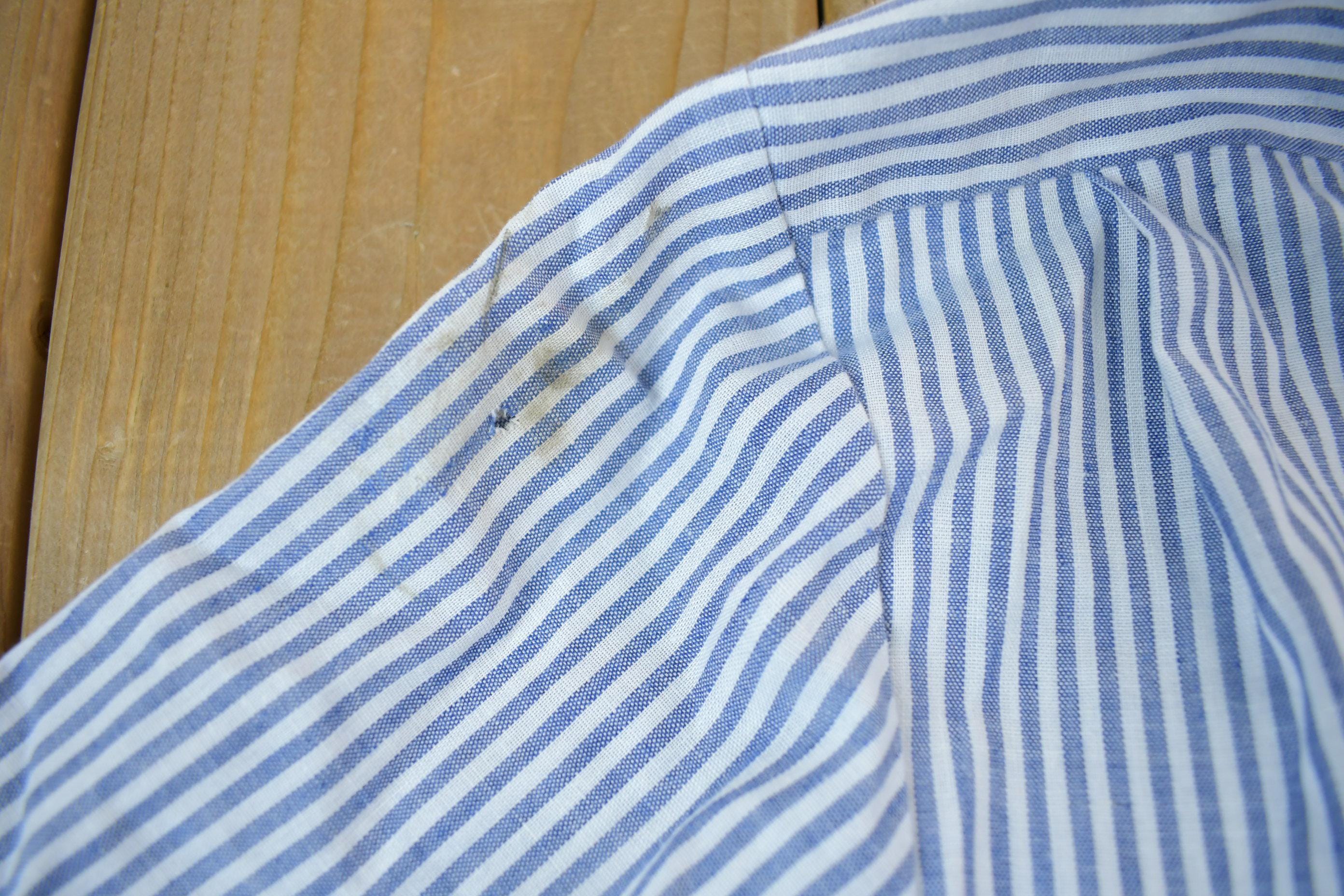 Vintage 1990s Blue Button Up Shirt