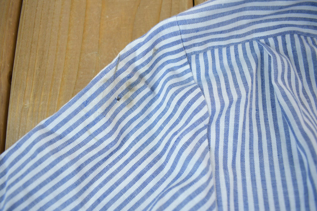Vintage 1990s Blue Button Up Shirt