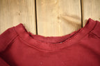 Vintage Nike Embroidered Mini Swoosh Raglan Crewneck Sweatshirt