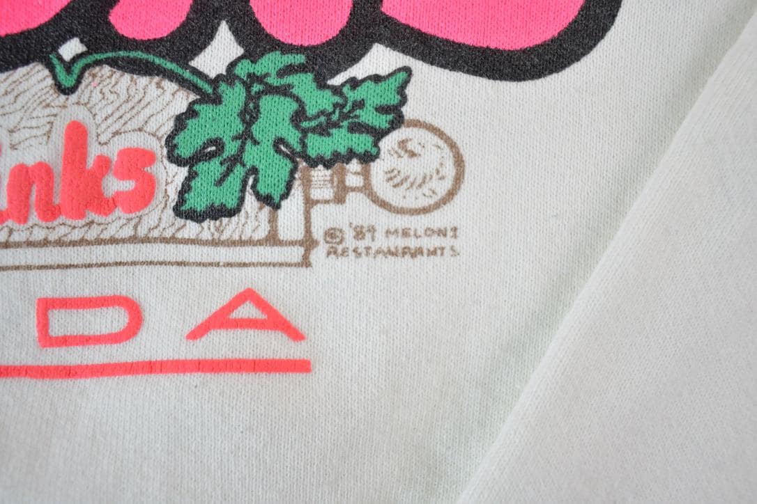 Vintage 1990s Melons Eats And Drinks Florida Crewneck Sweatshirt