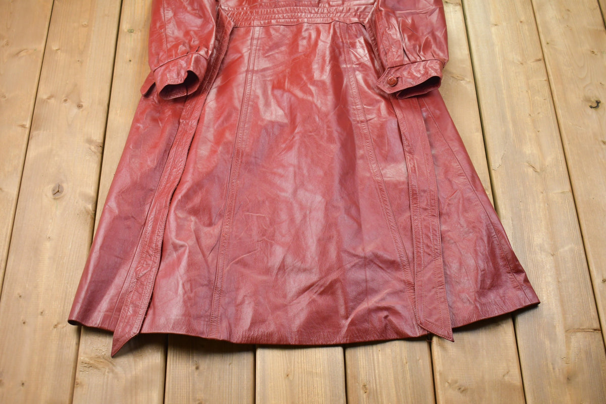 Vintage 1960s Leather Full Length Jacket