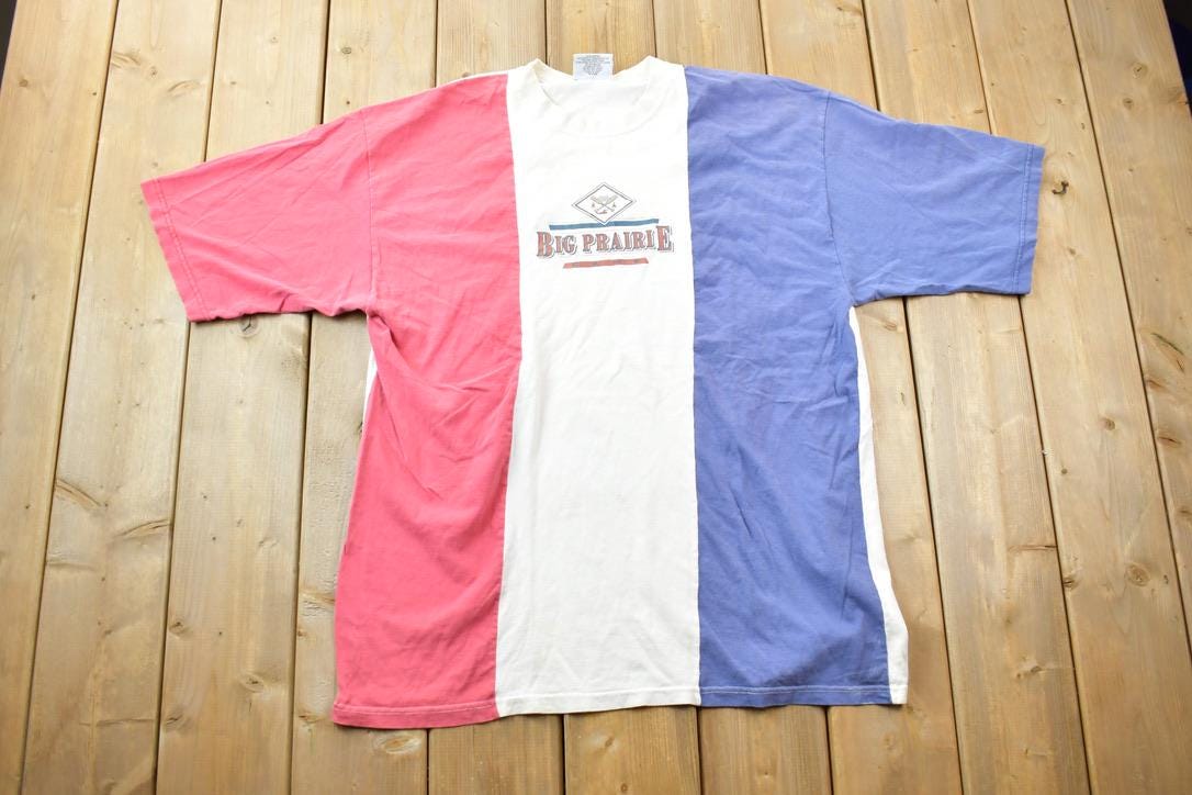 Vintage 1990s Big Prairie Camp Genius Souvenir T-Shirt