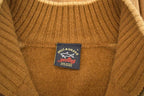 Vintage 1980s Paul Shark Yachting Wool Knit Full Zip Sweater Mens M /