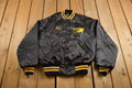 Vintage 1980s Pla-Jac by Dunbrooke Marshfield Wisconsin Swamp Satin Bomber Jacket
