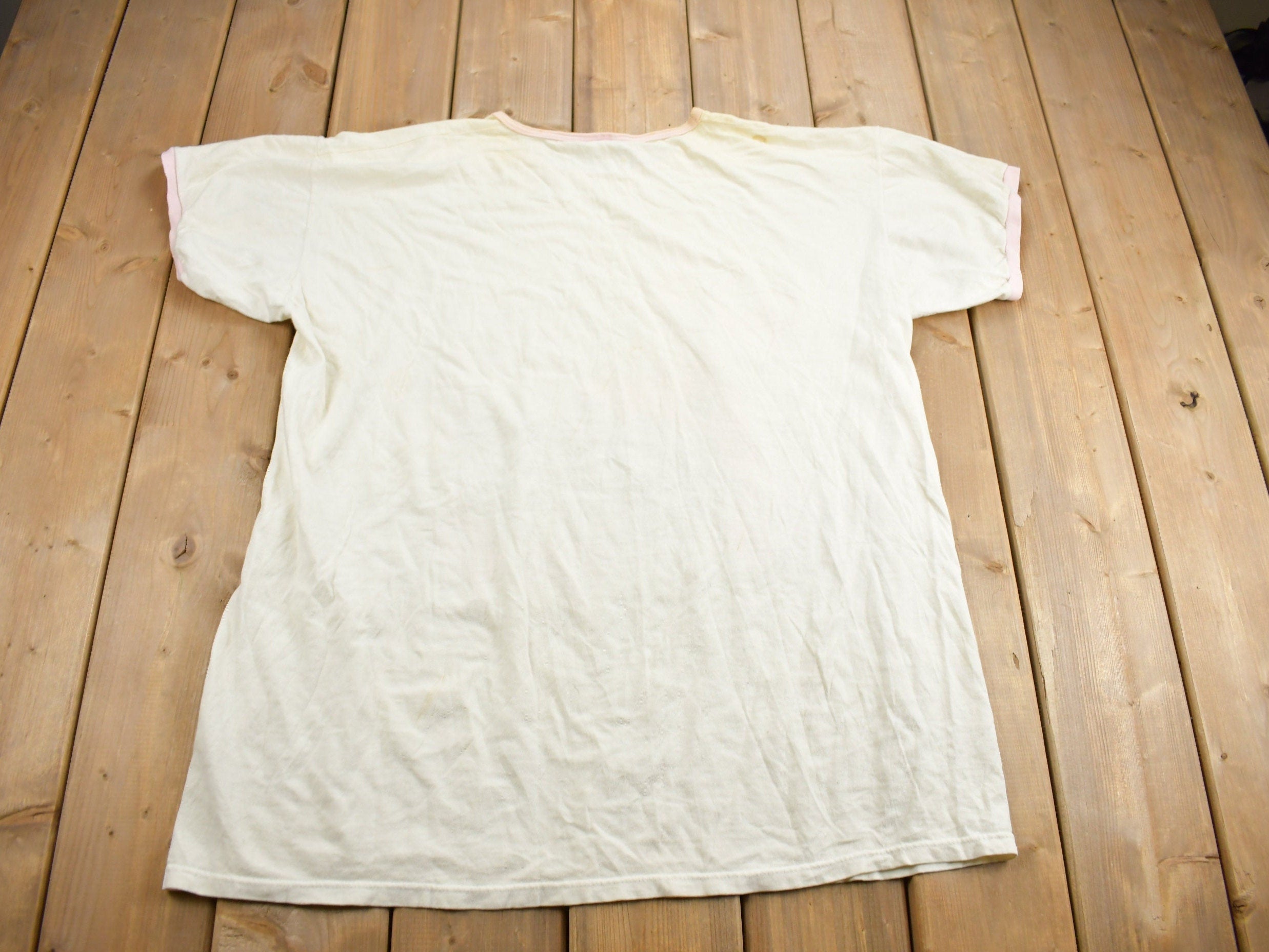 Vintage 1997 The Pink Panther Cartoon Pajama T-Shirt