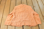 Vintage 1990s Chicos Linen Button Up Shirt Women's S /