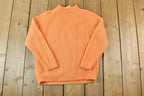 Vintage 1990s Mr Poodle Hand Loomed 100% Wool Cable Knit Crewneck Sweater