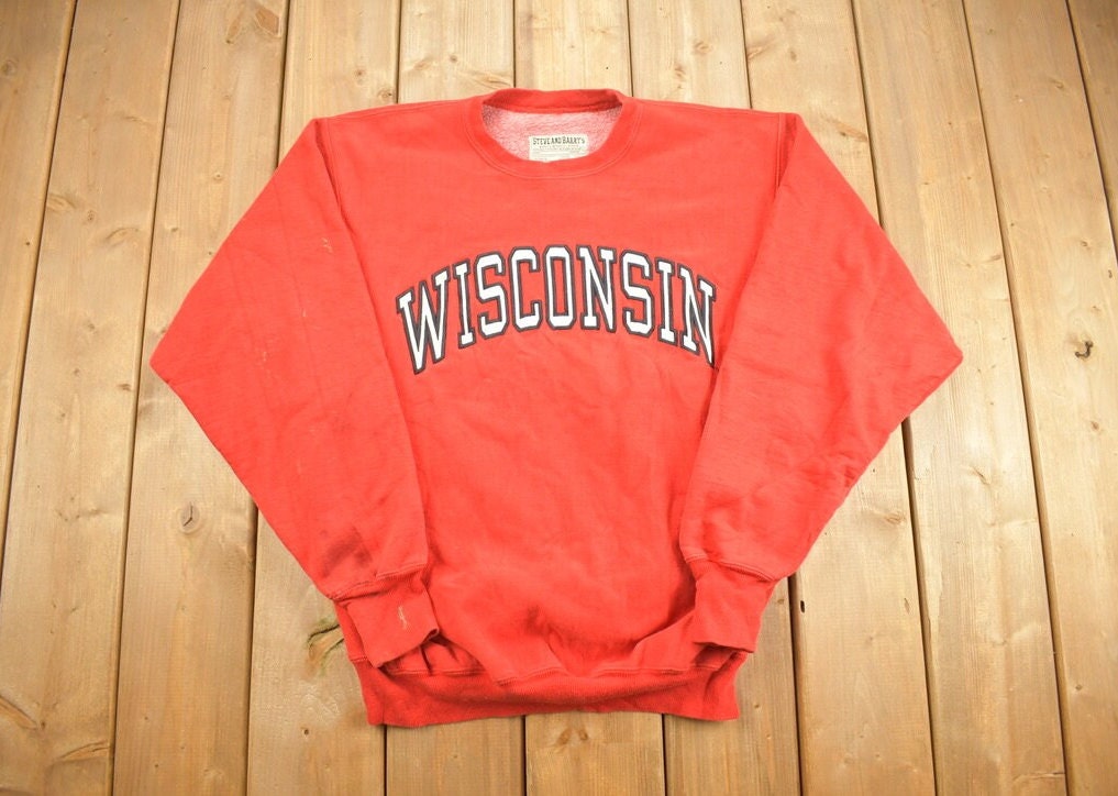 Vintage 1990s University Of Wisconsin Collegiate Crewneck