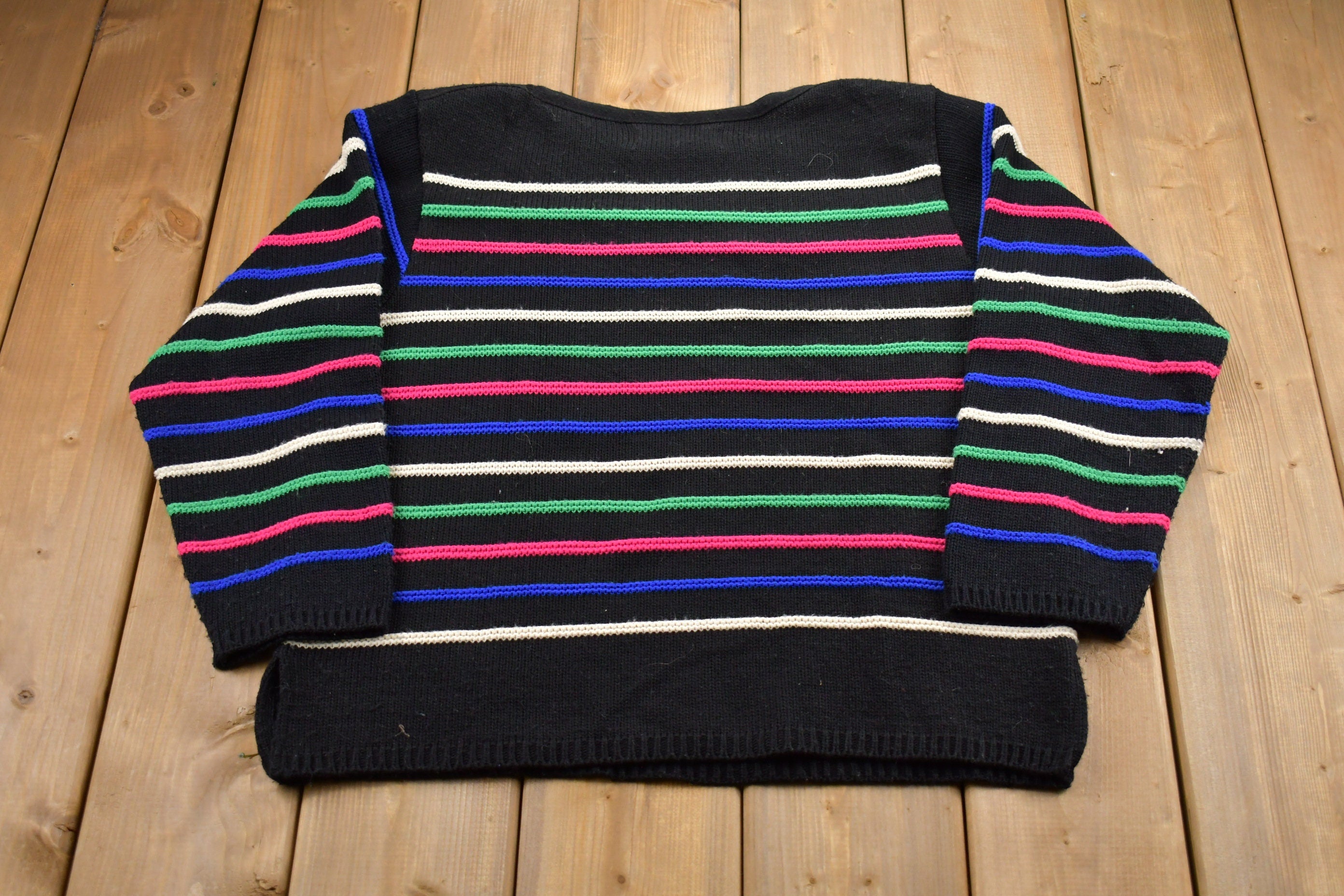 Vintage 1990s Norton Studio Made In USA Knitted Sweater