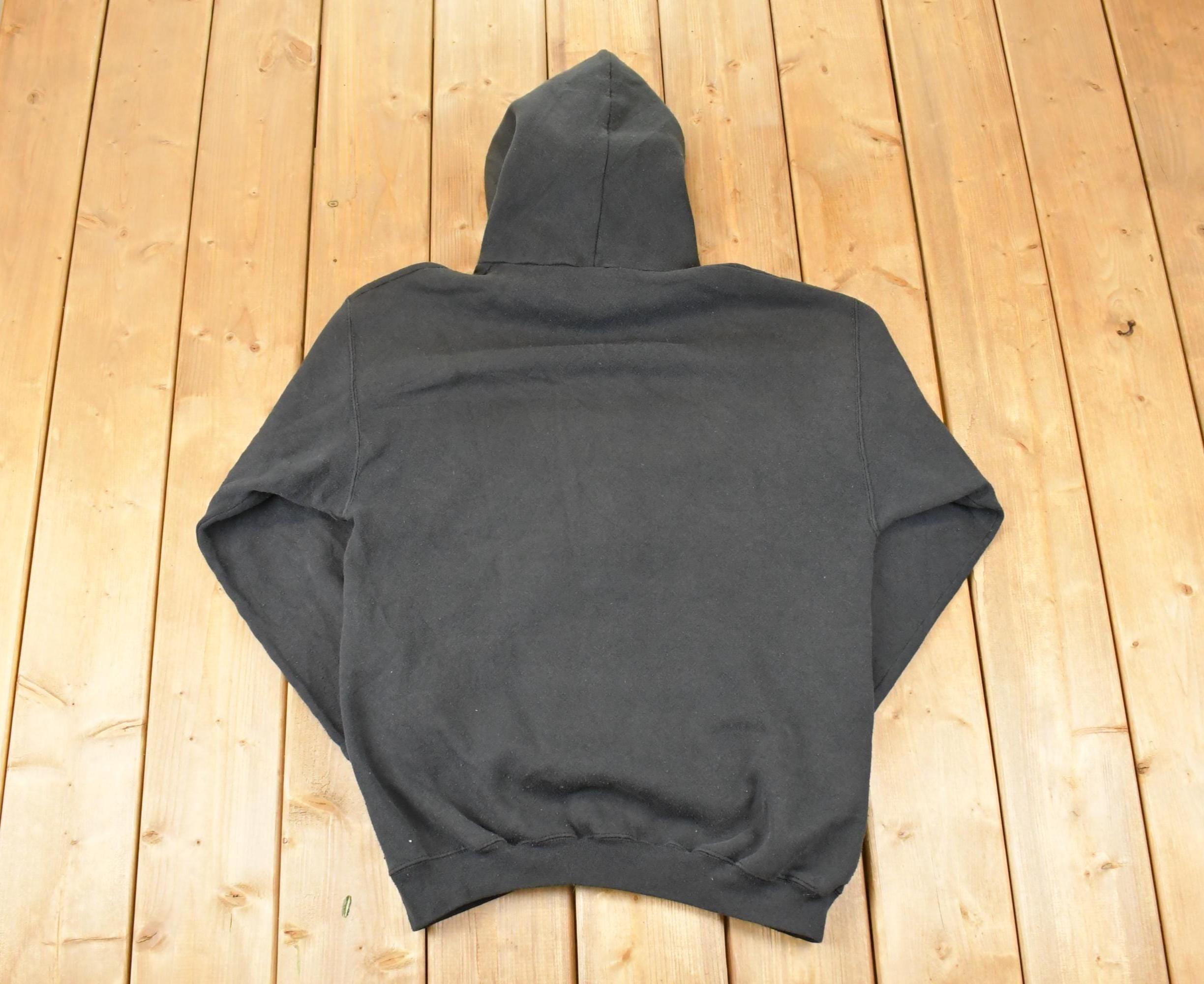 Vintage 1990s Discus Athletic Blank Hoodie Sweatshirt Mens L