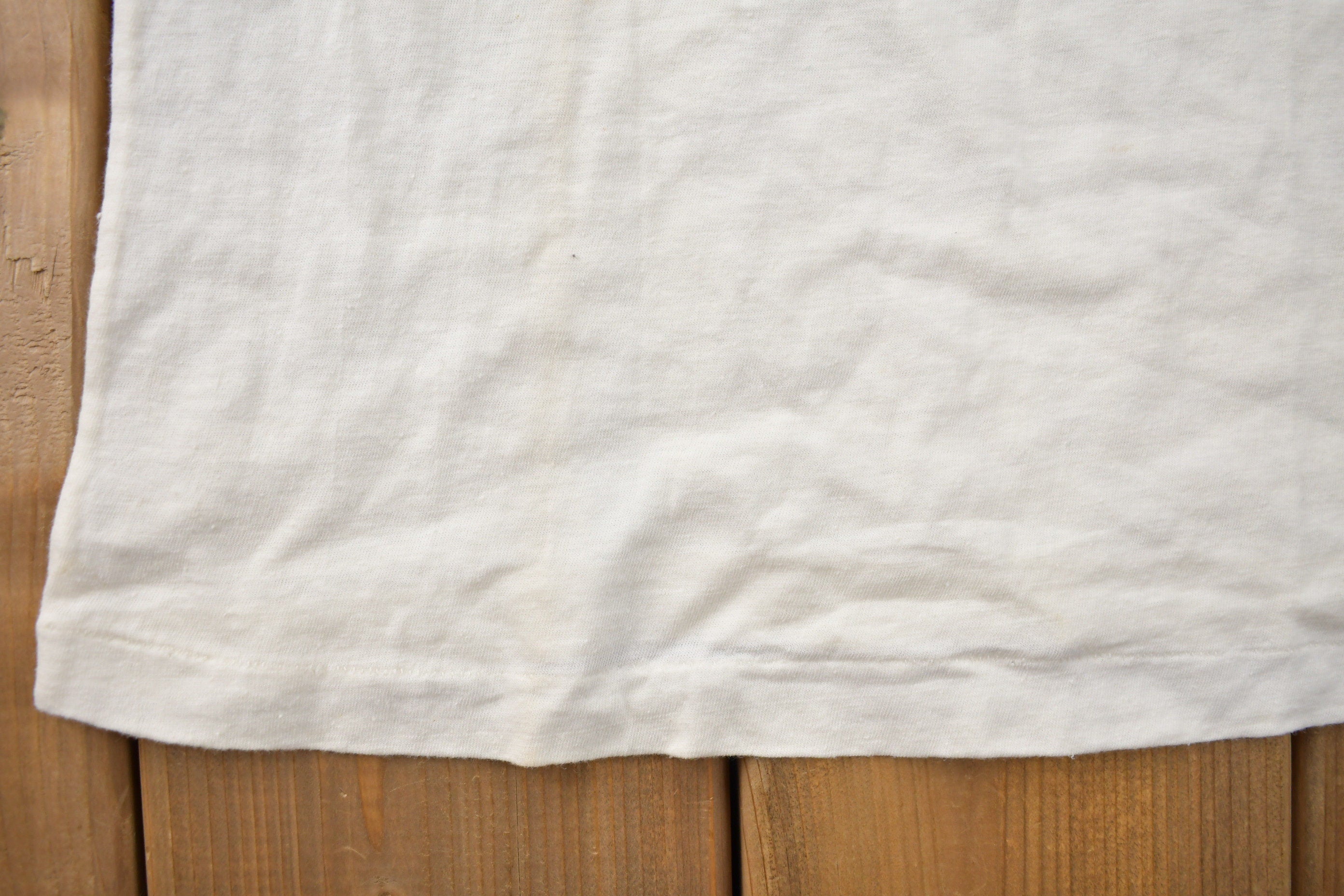 Vintage 1970s Jolly Miller Orange Graphic T Shirt
