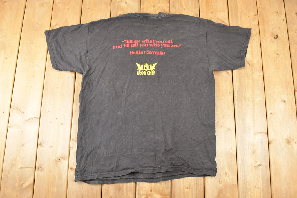Vintage 1990s Iron Chef Souvenir Kitchen T-Shirt Men's XL
