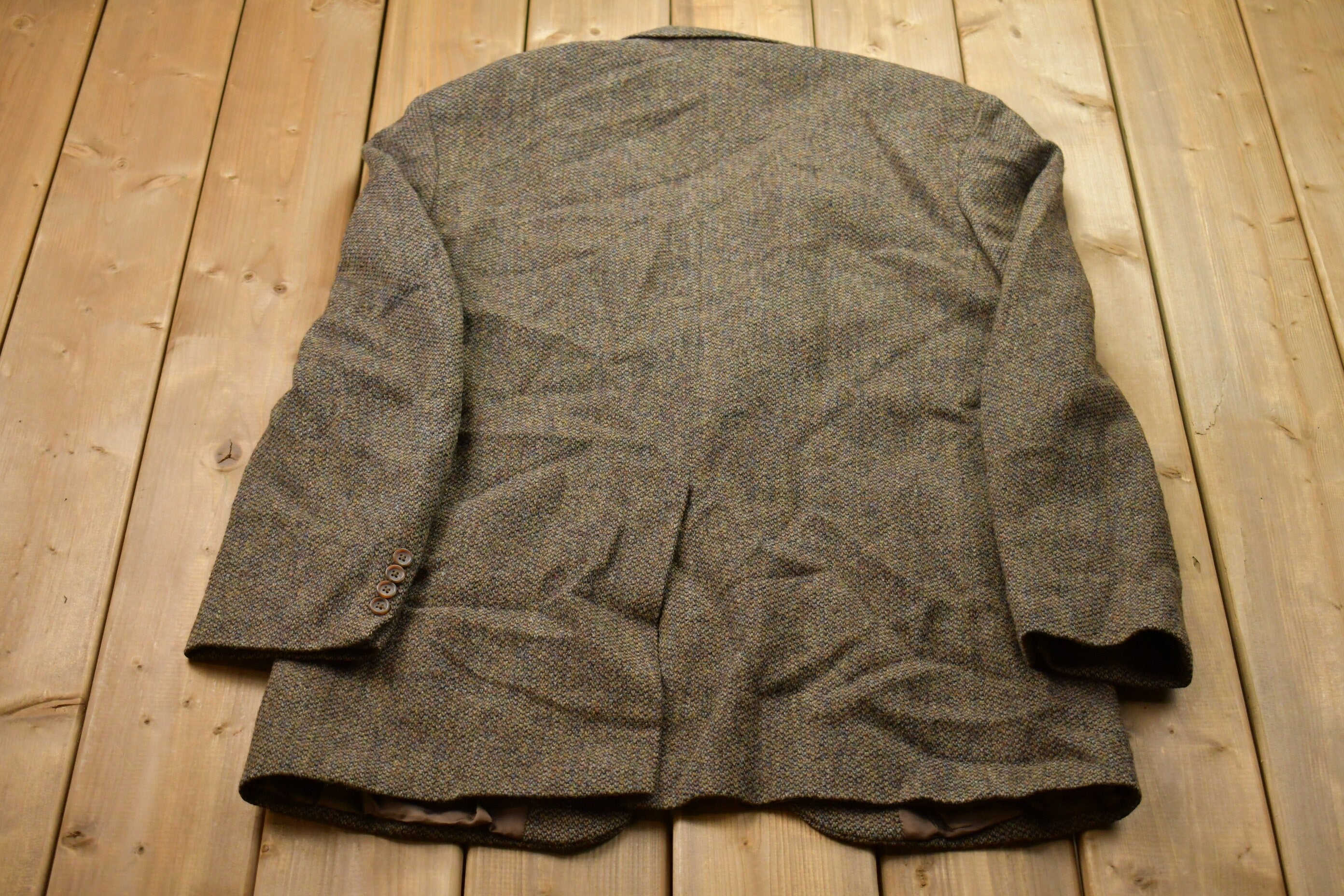 Vintage 1990s 100% Wool Blazer Jacket