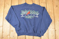 Vintage 1990s Winter Cardinal Embroidered Crewneck Sweatshirt Mens L