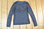 Women Vintage Vigoss Y2K T-Shirt / Vigoss Grunge Skull Print / Contrast Stitch / Internet Famous Clothing / Over Dyed
