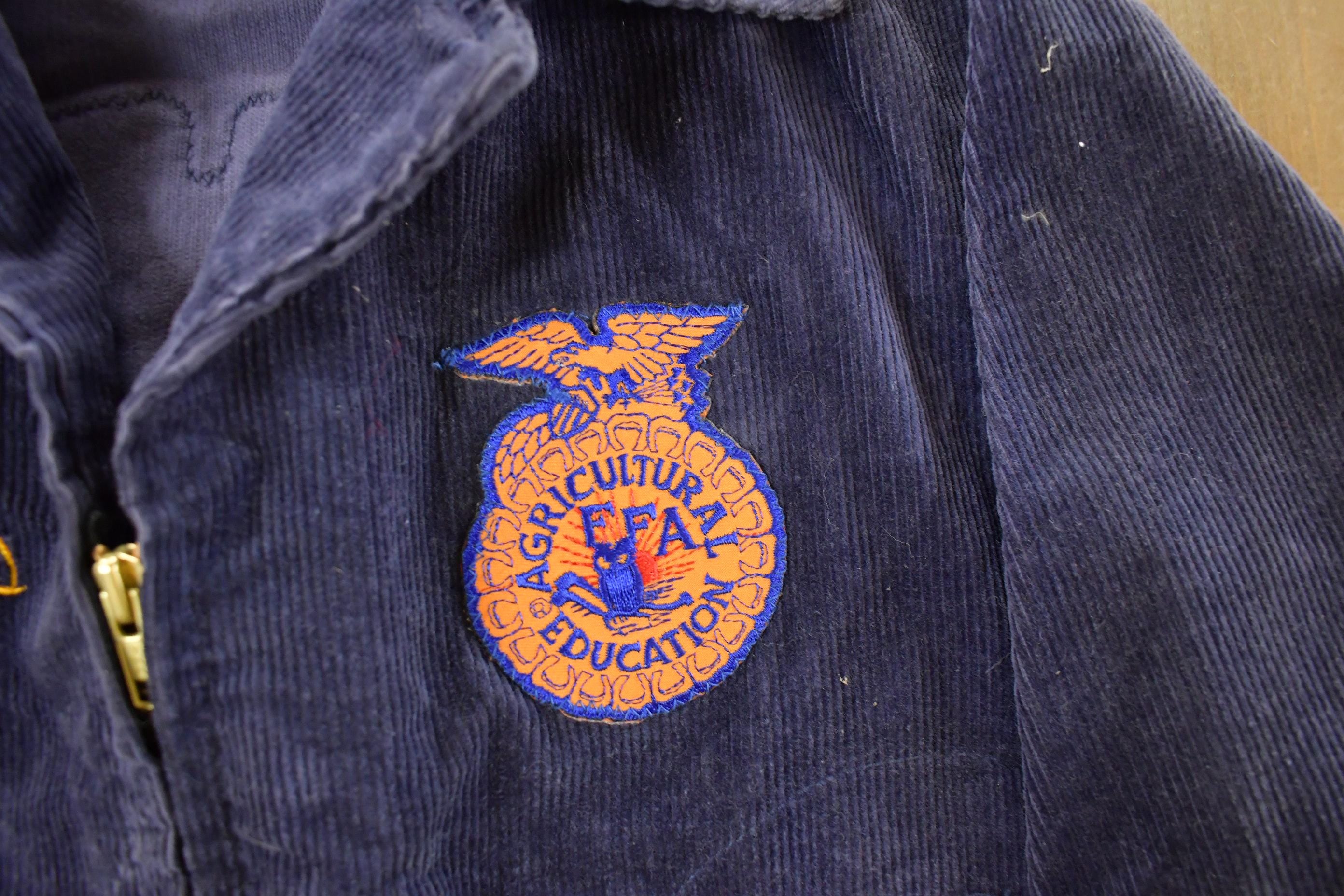 Vintage 1970s FFA Agriculture Education Pennsylvania Corduroy Jacket Men's S