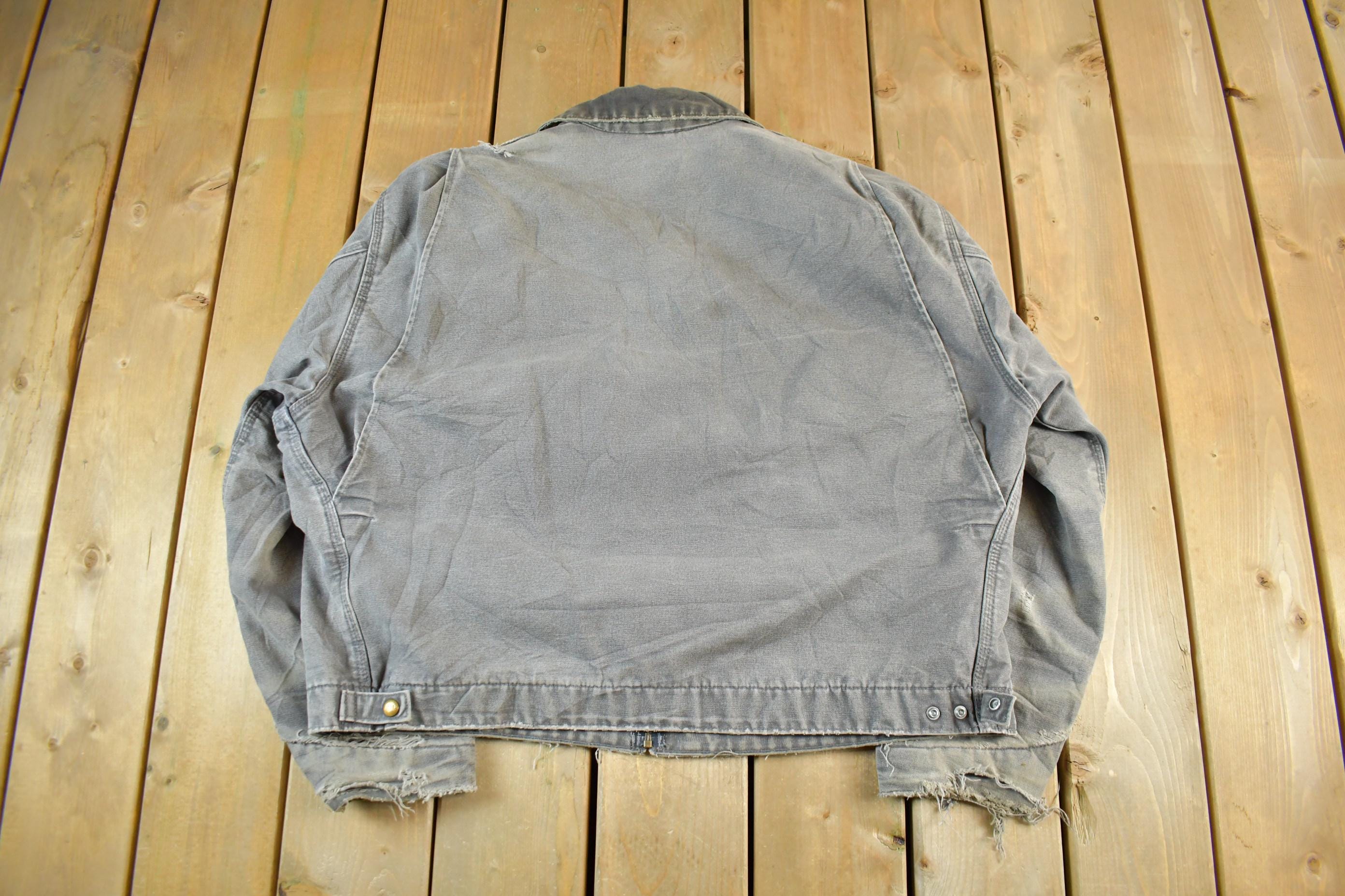 Vintage 1990s Carhartt Detroit Jacket Blanket Lined Men's 2XL