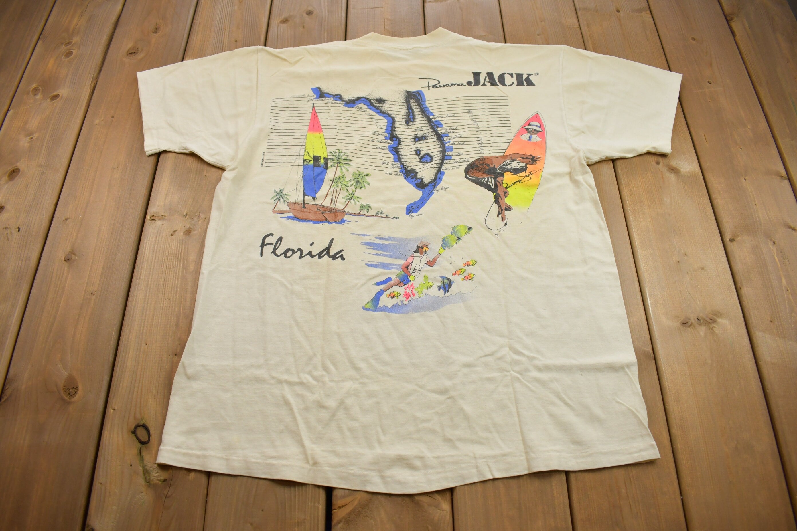 Vintage 1990s Panama Jack Florida State T-Shirt