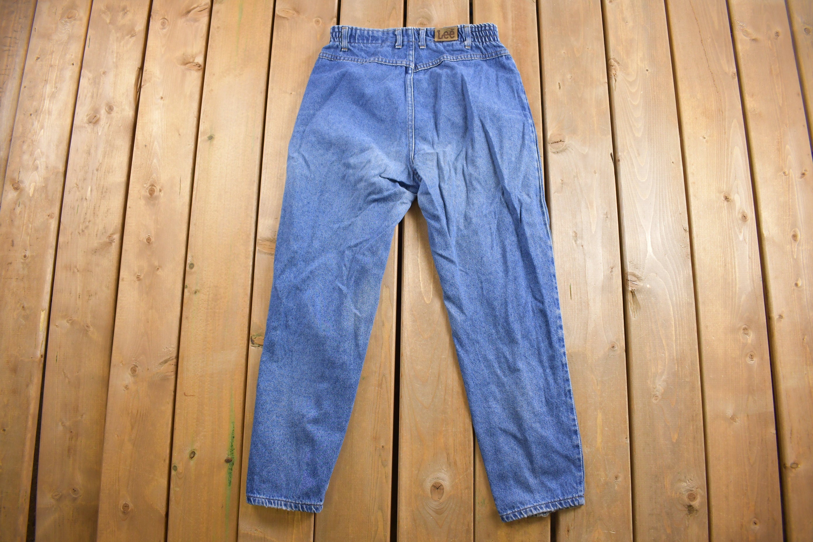 Vintage 1990s LEE Blue Wash Tapered Mom Jeans