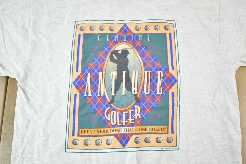 Vintage 1993 Antique Golfer Souvenir T-Shirt Mens XL