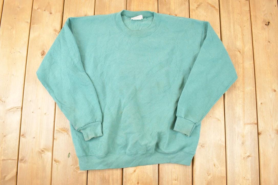 Vintage 1990s Heavyweight Lee Blank Crewneck Sweatshirt Mens L