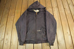 Vintage 1990s Carhartt Zip Up Thermal Hoodie Men's Medium